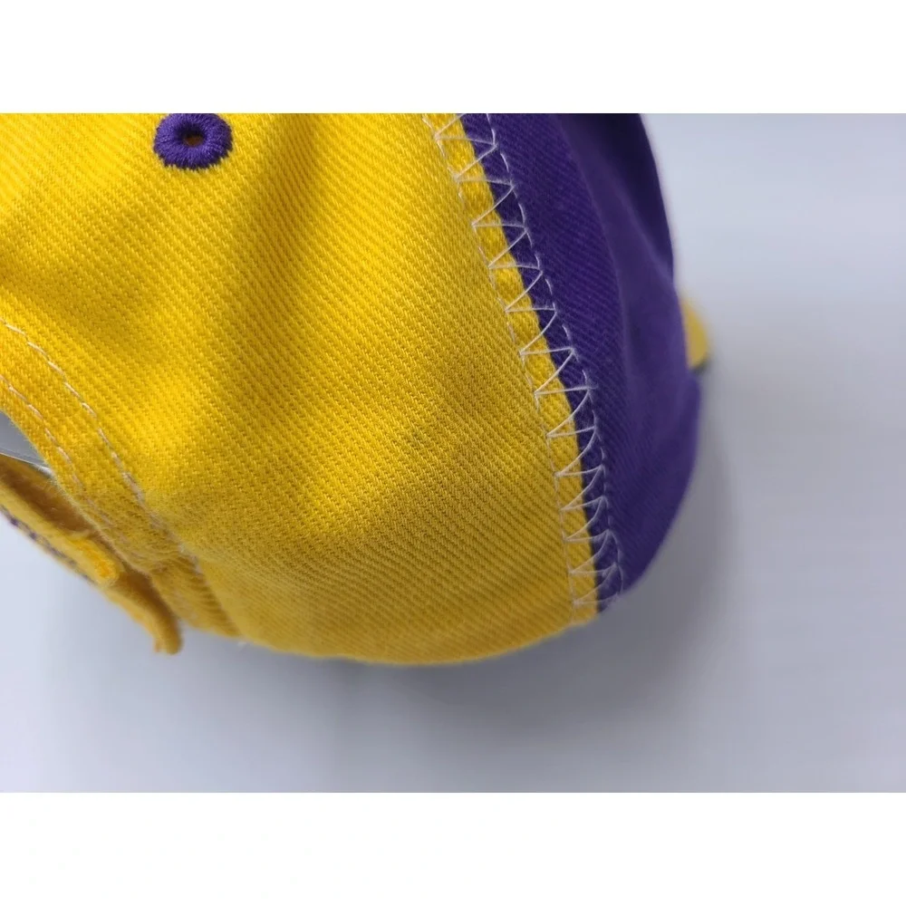 Vintage Youth‎ Los Angeles Lakers Kobe Bryant #8 Drew Pearson Hat Cap NBA Yellow